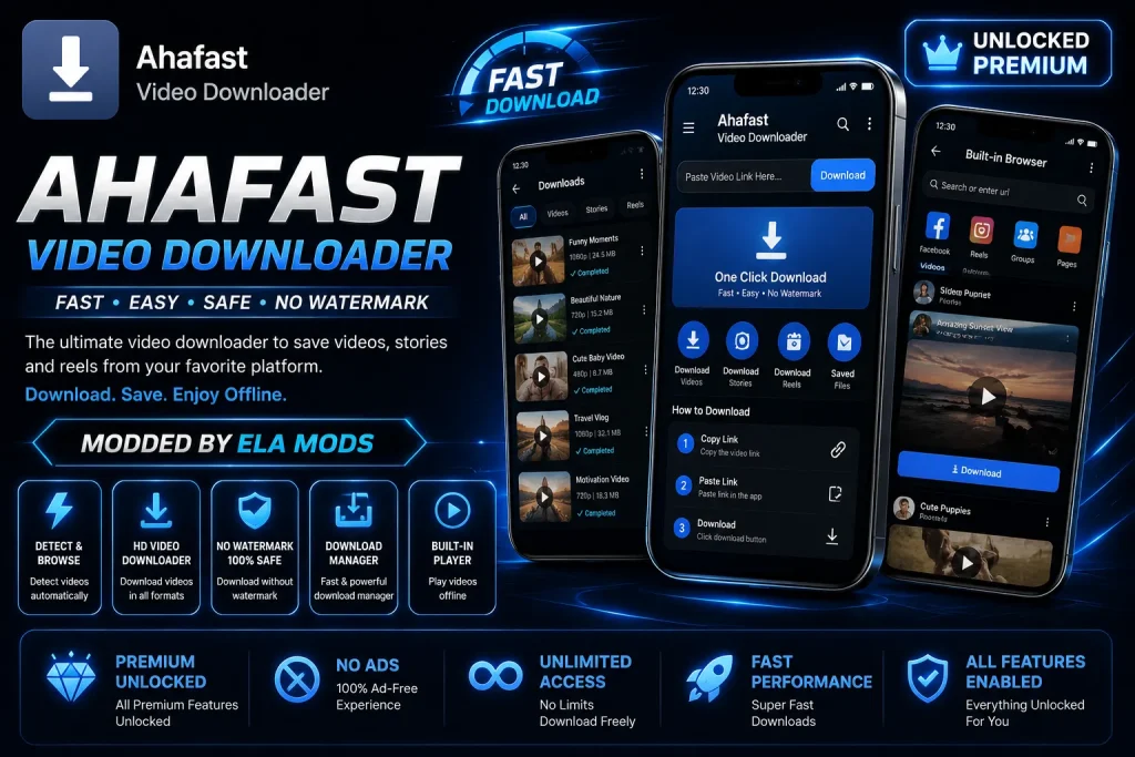 AhaFast Video Downloader v3.7.8 Premium Mod Download 2 AhaFast Mod Apk