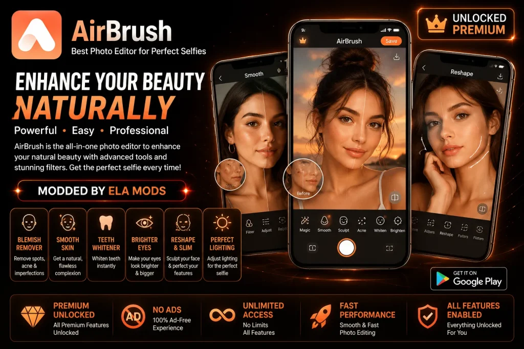 Airbrush: Face & Photo Editor v8.9.0 Premium Mod Download 2 Airbrush Mod Apk
