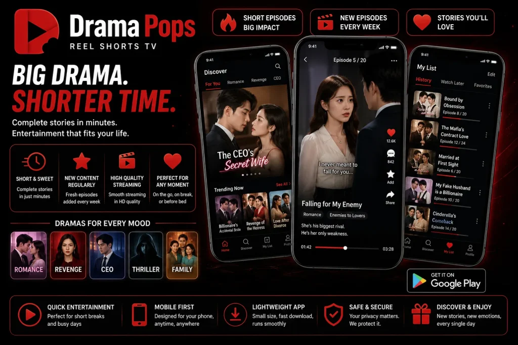 DramaPops v3.2.1 b1062 Premium Mod Download 2 DramaPops Mod Apk