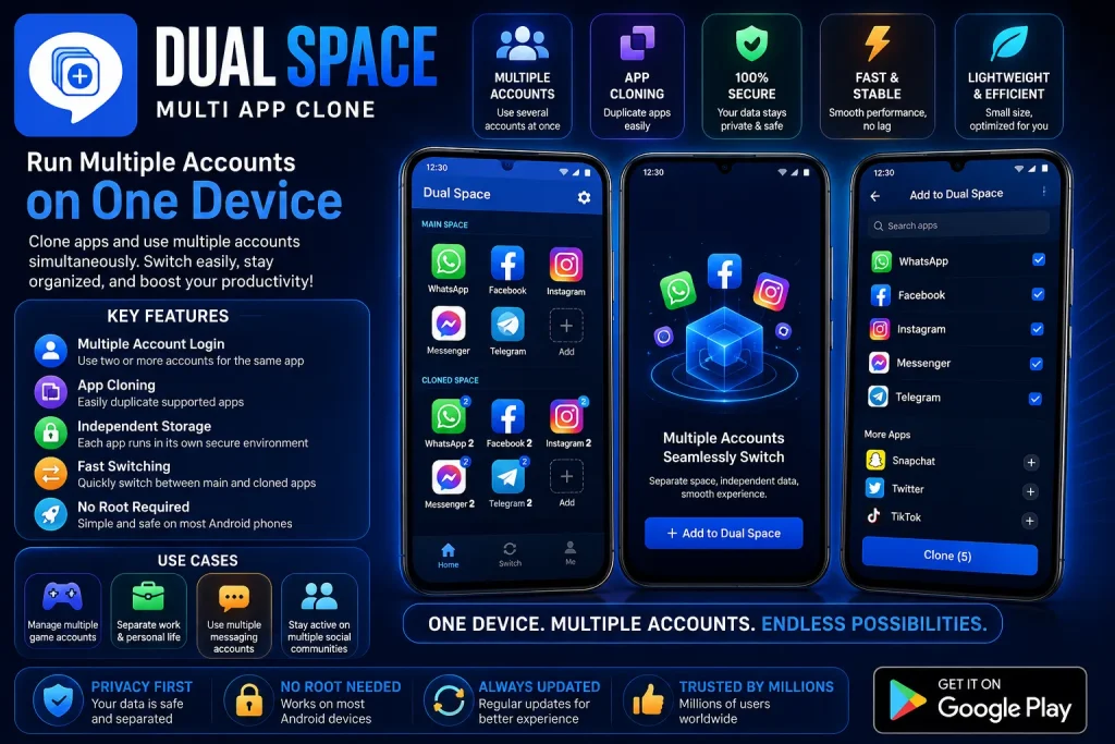 Dual Space Multi App mod apk