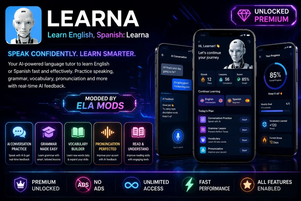 Learna AI English Tutor MOD APK v3.2.4 b699 (Premium Unlocked) - Free Download 2 Learna AI English Tutor Mod Apk