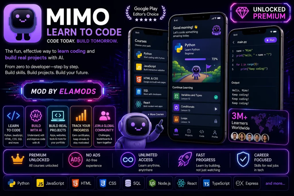 Mimo Learn Coding Programming Mod Apk