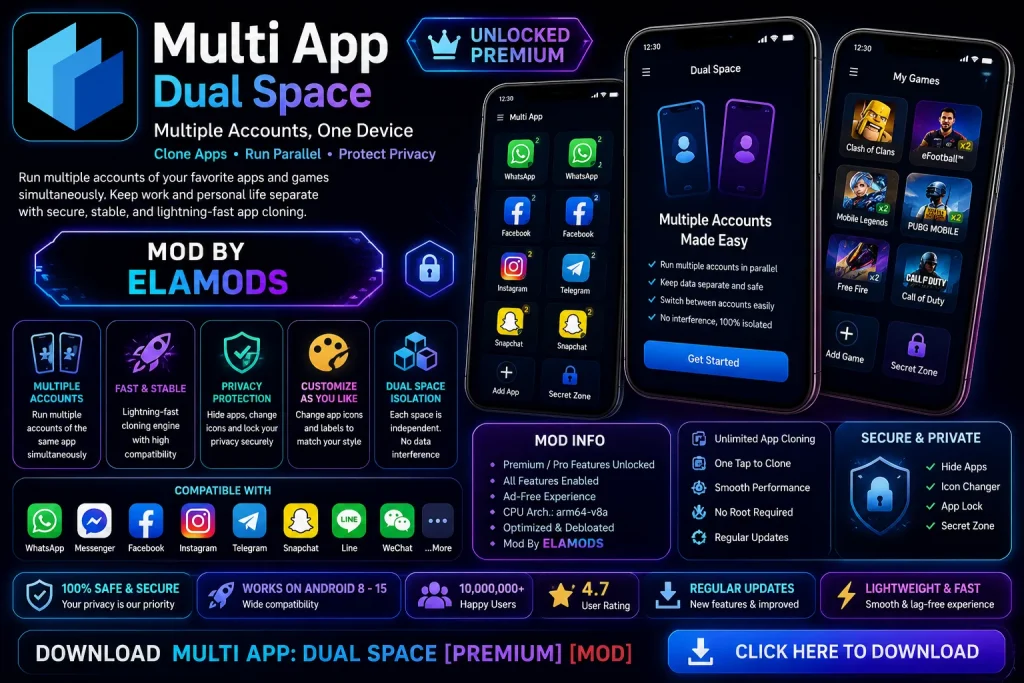 Multi App Dual Space Mod Apk